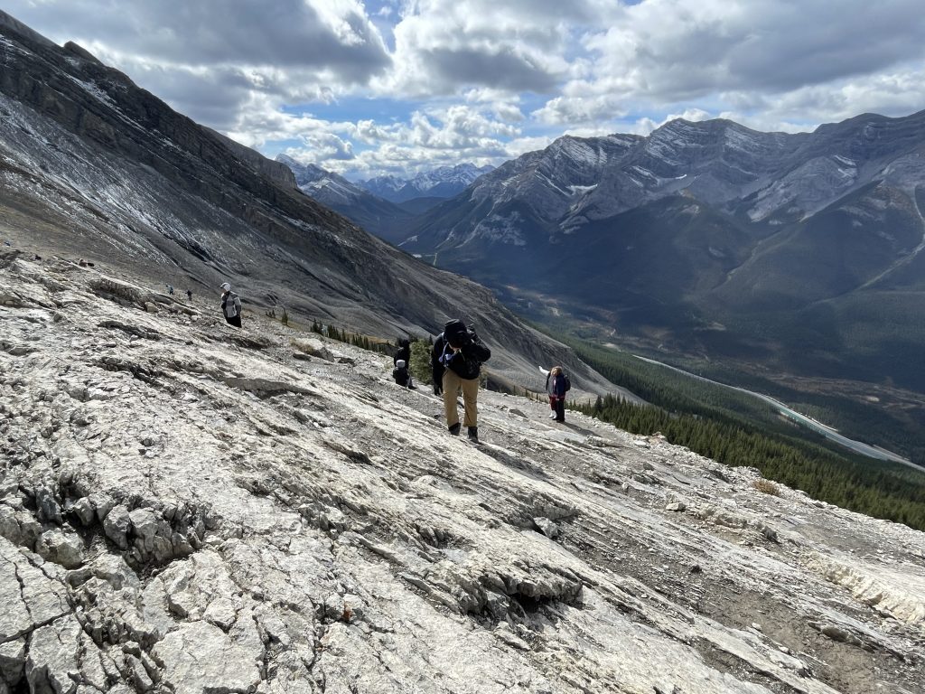 View from peak in Banff!